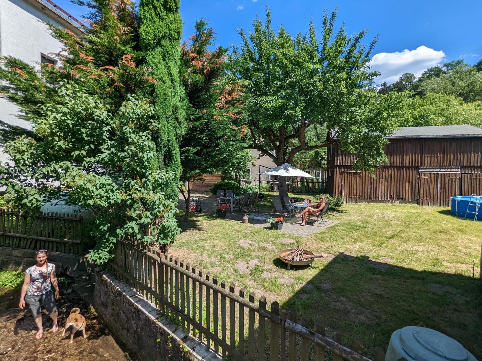 H6 -Urlaubsmagie- Wohnung Fuer 3 Mit Pool & Terrasse Sebnitz Exterior foto