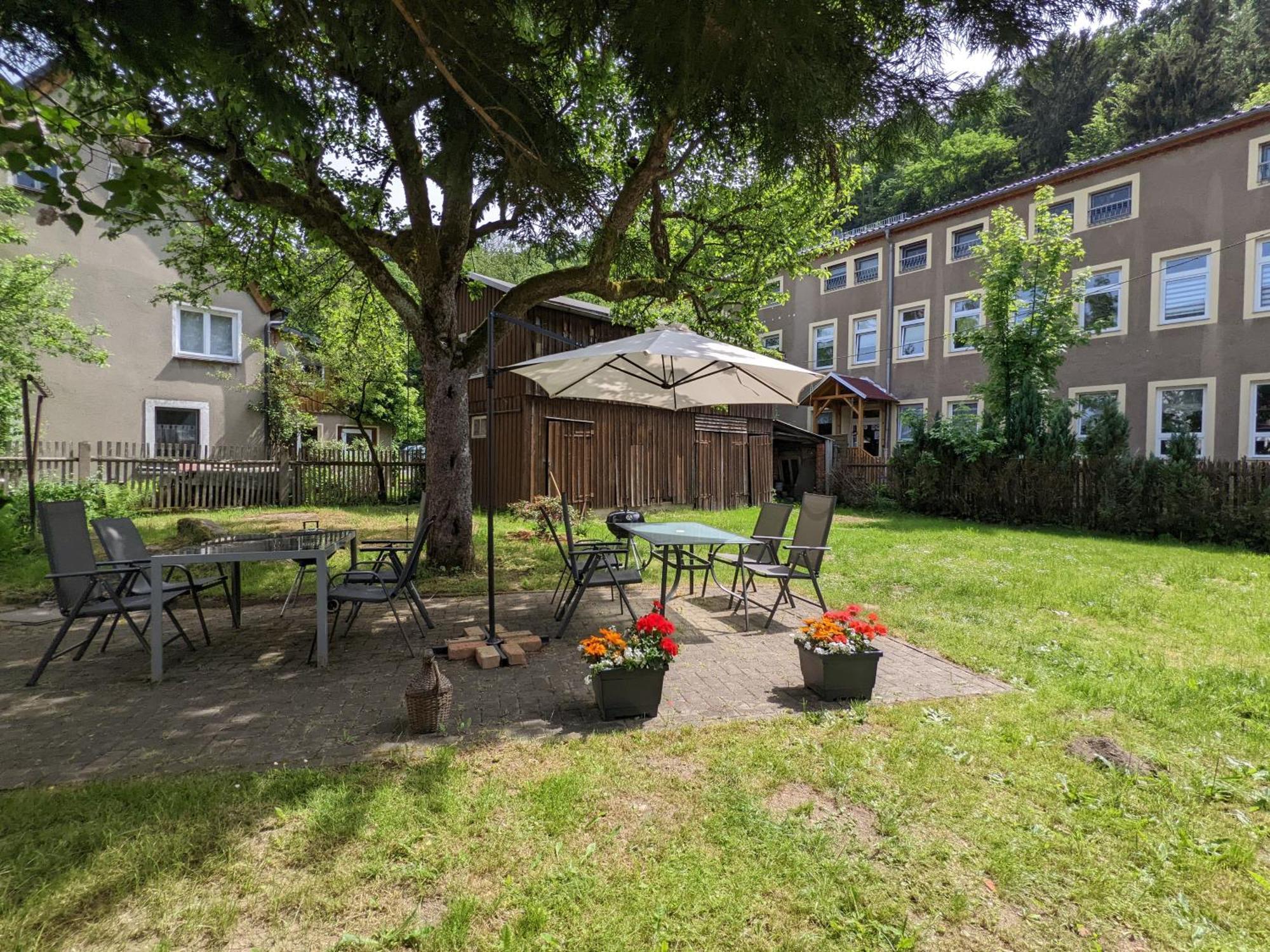 H6 -Urlaubsmagie- Wohnung Fuer 3 Mit Pool & Terrasse Sebnitz Exterior foto